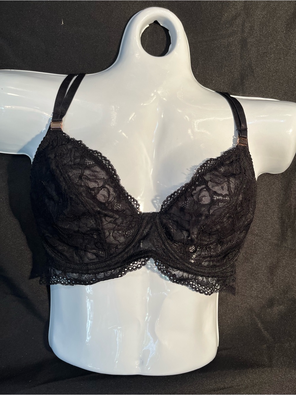 Nursing Bra Black Lace Underwire